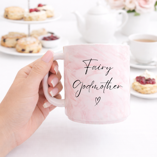 Personalised Marble Mug For Godmothers