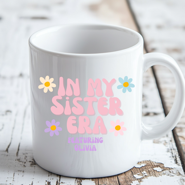 Personalised Big Sister Mug – The Perfect Christmas Gift for New Big Sisters