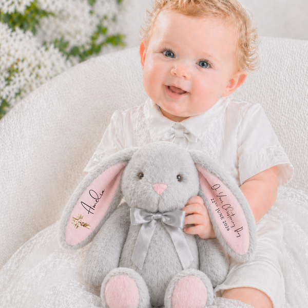 Personalised Bunny - Christening - Baptism - Holy Communion