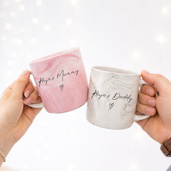 Personalised Mug Set for New Dad's