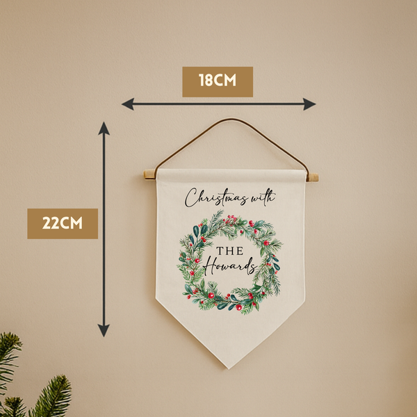 Personalised Christmas Family Sign