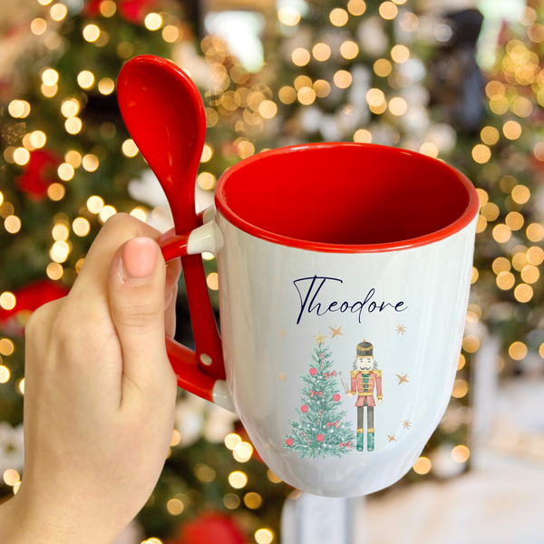 Personalised Nutcracker Mug & Spoon