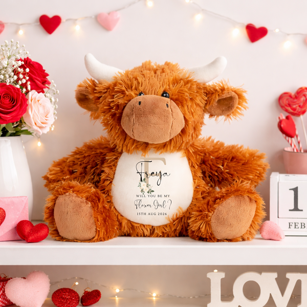 Personalised Flower Girl & Page Boy Soft Toys