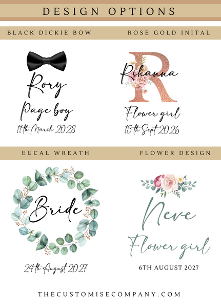 Personalised Wedding Apron For Page Boy