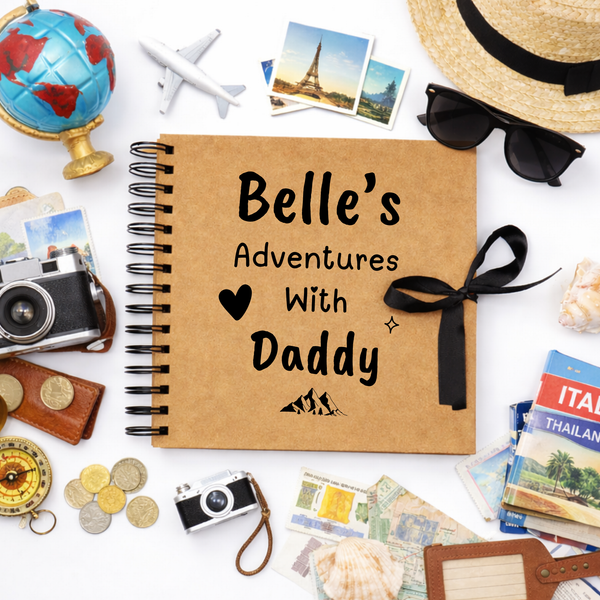 Personalised Father's Day Scrapbook | Adventure Memory Book