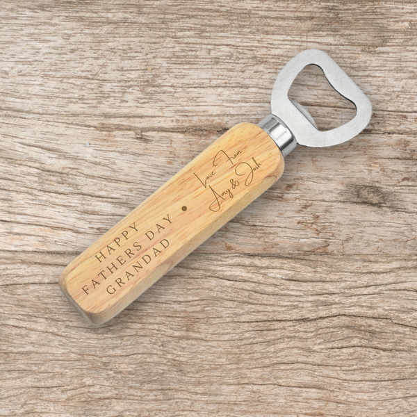 Personalised Bottle Opener For Grandad