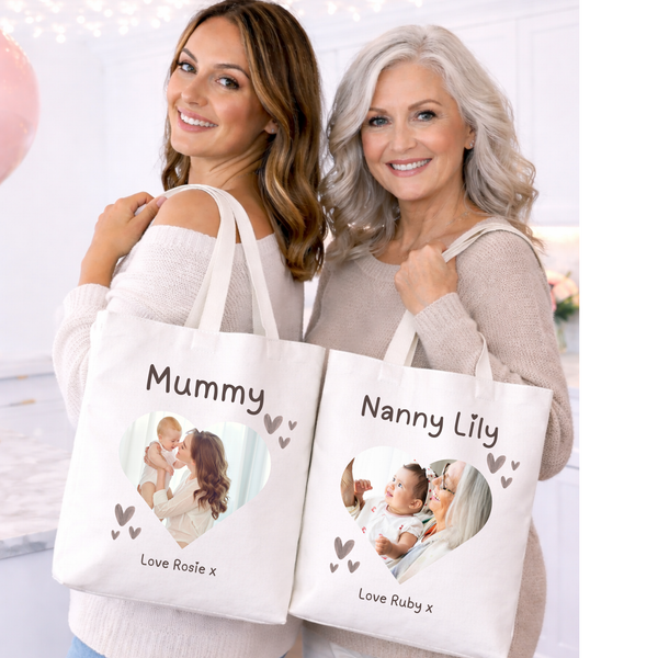 Personalised Photo Tote Bag For Nanny