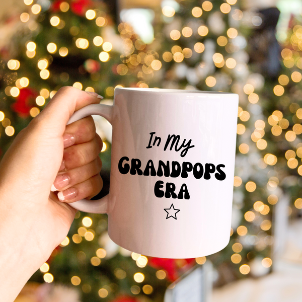 Personalised In My Nanny & Grandad Era Mug Set For Christmas