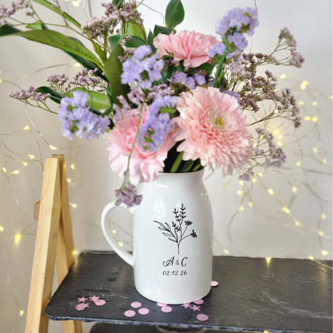 Personalised Wedding Vase
