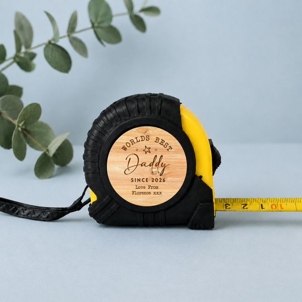 Personalised Tape Measure Dad Gift | Father's Day