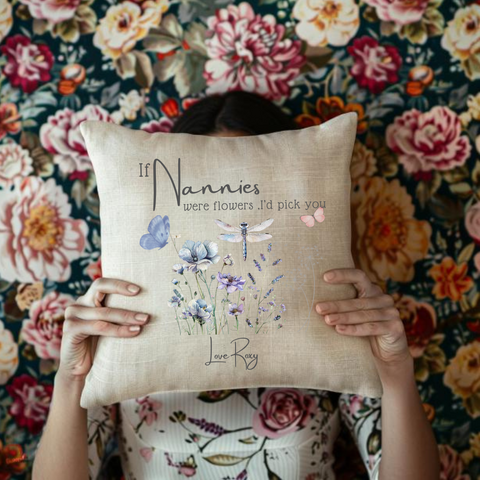 Personalised Nanny Cushion, Gift For Mothers, Grandma Gift, Granny Mug and Hanging