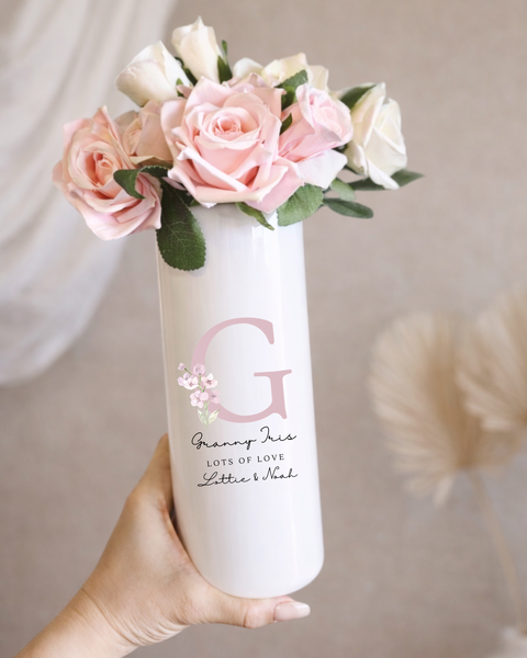 Personalised Initial Vase For Mother's Day