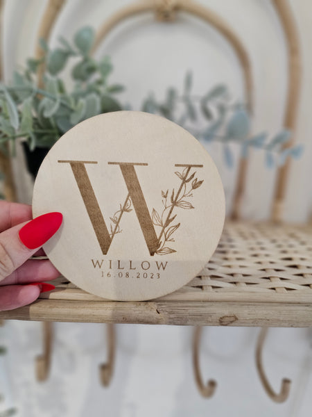 Personalised Wooden Engraved Plaque