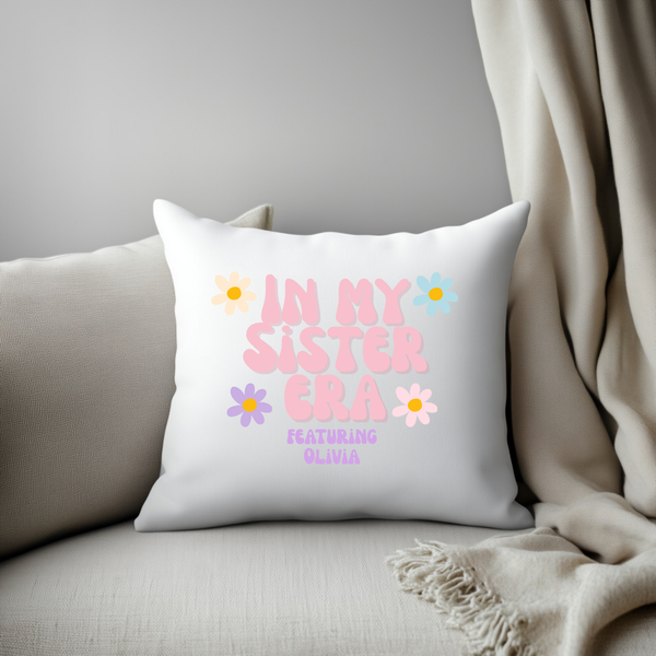 Personalised Big Sister Cushion – The Perfect Christmas Gift for New Big Sisters