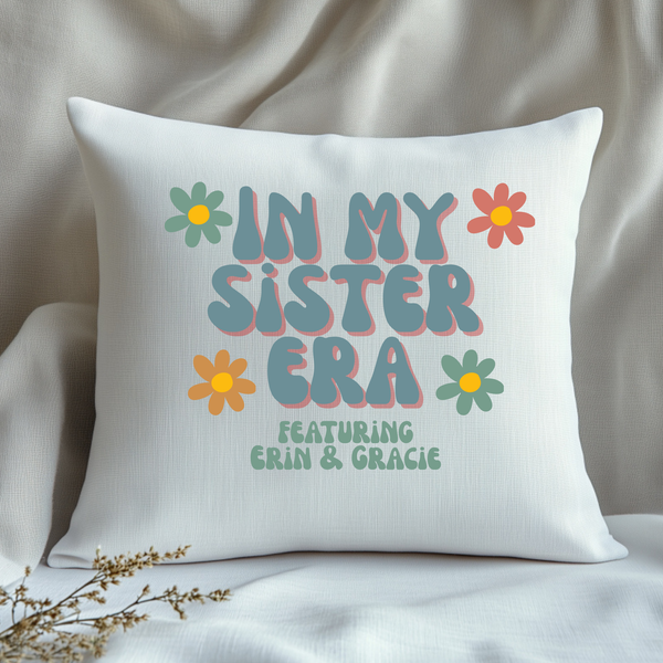 Personalised Big Sister Cushion – The Perfect Christmas Gift for New Big Sisters