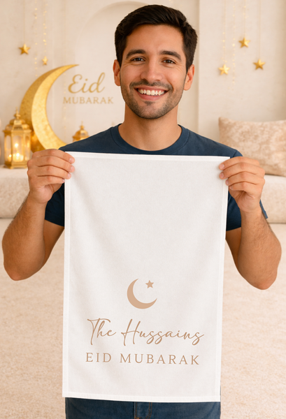 Personalised Eid Tea Towel - Ramadan Gifts
