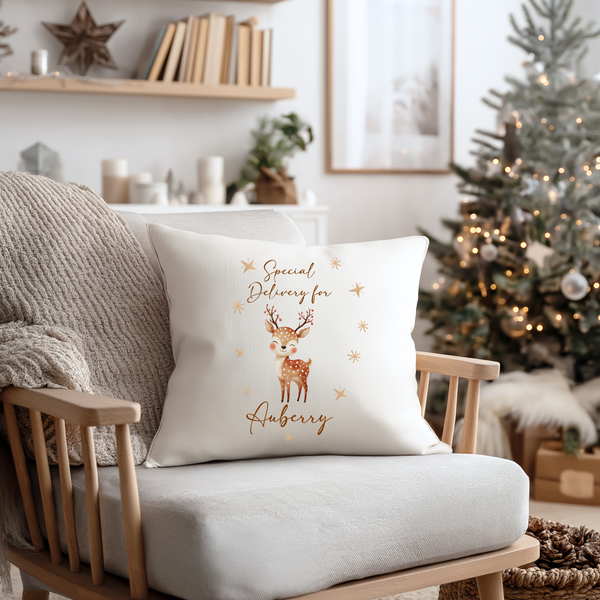 Personalised Christmas Santa Cushion