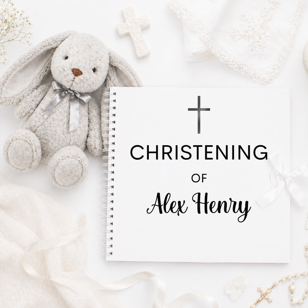 Personalised Christening/Baptism/Holy Communion Scrapbook