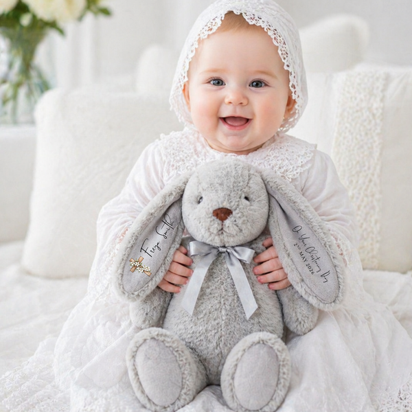 Personalised Bunny - Christening - Baptism - Holy Communion