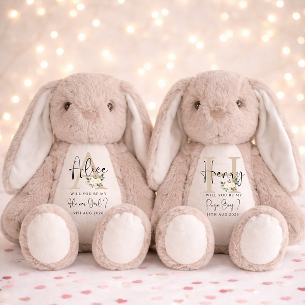 Personalised Flower Girl & Page Boy Soft Toys