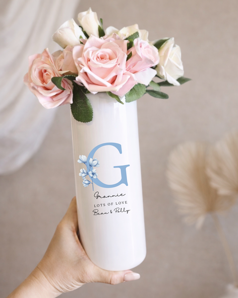 Personalised Initial Vase For Mother's Day
