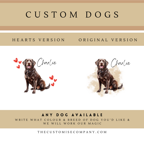 Personalised Dog Custom Ceramic Decoration