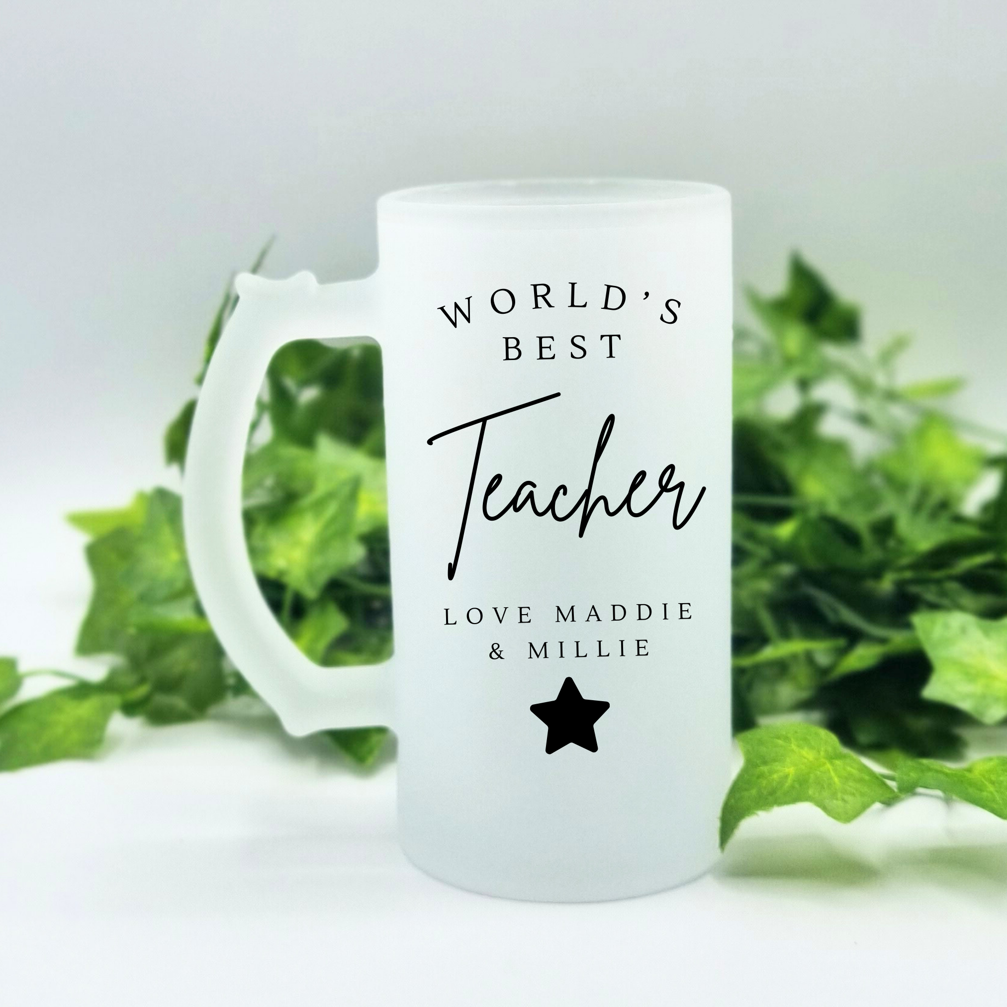 Personalised Glass For Teachers