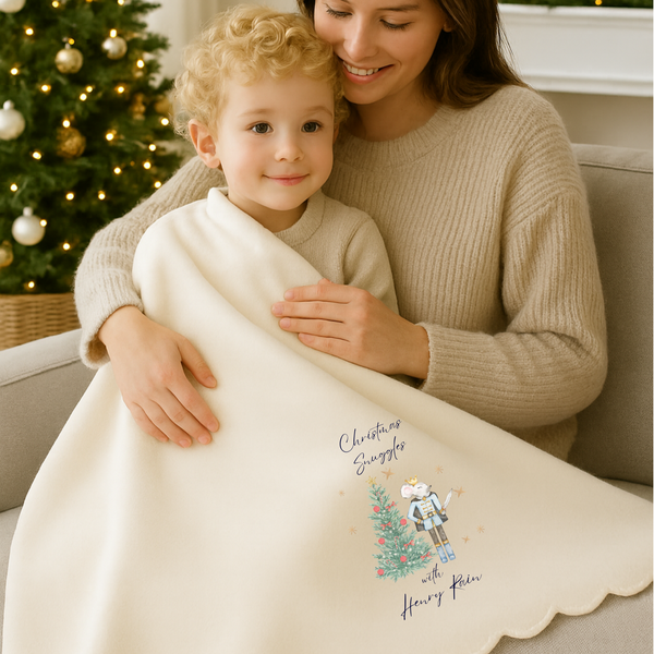 Personalised Nutcracker Fleece Blanket