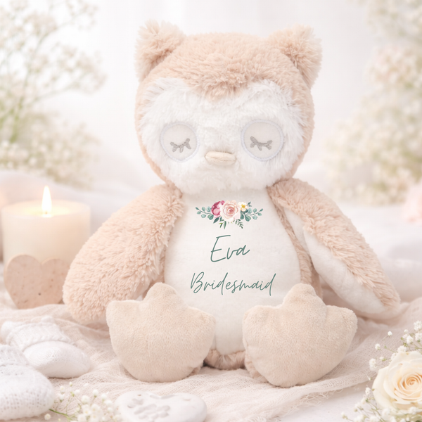 Personalised Soft Toy For Flower Girl & Page Boy