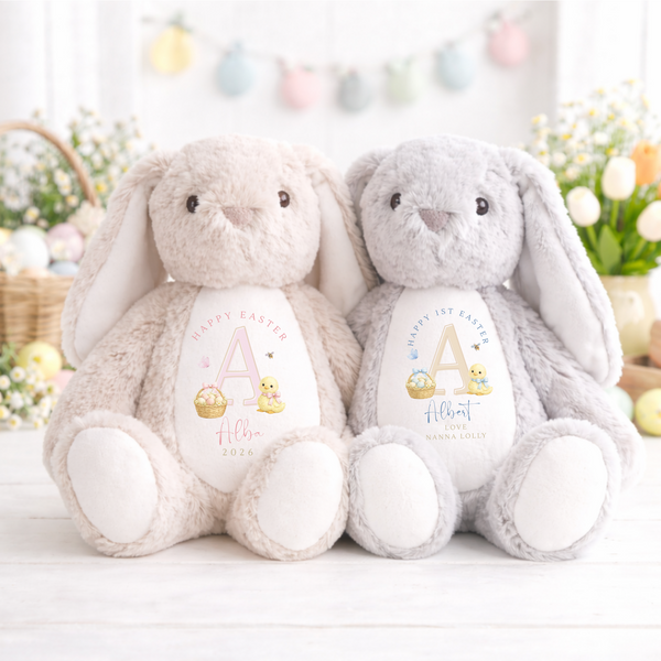 Personalised Easter Duckling Teddy Bear For Kids/Babies