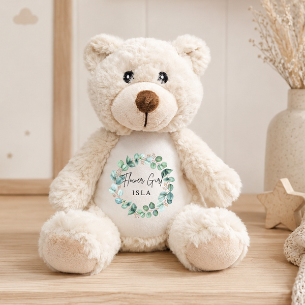 Flower Girl & Page Boy Gift | Personalised Soft Toy