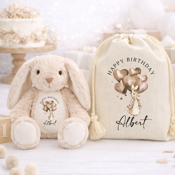 Personalised Peter Rabbit Birthday Bunny