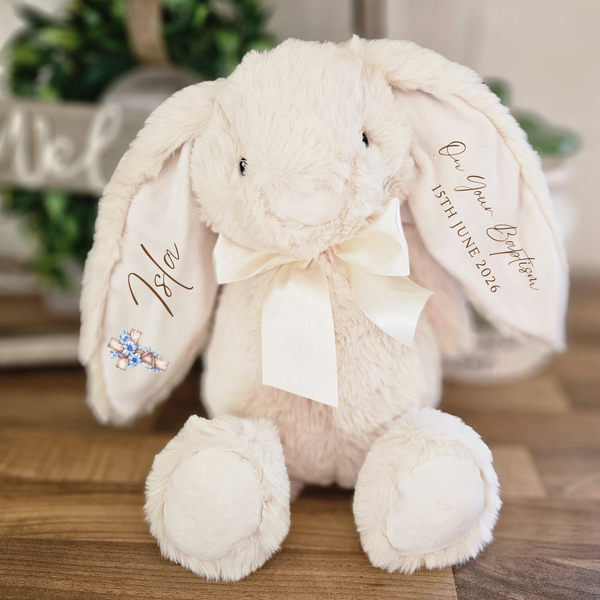 Personalised Christening/Baptism Bunny