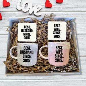 Personalised Valentines Mug & Coaster Set