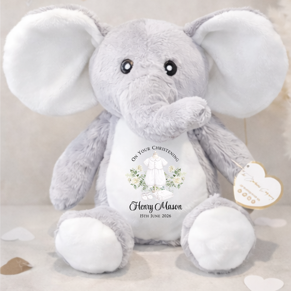 Personalised Christening Teddy Bear For Kids