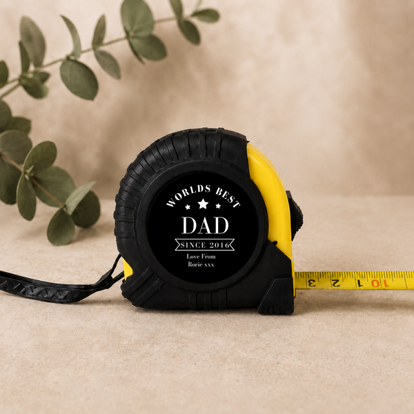 Personalised Tape Measure Dad Gift | Father's Day