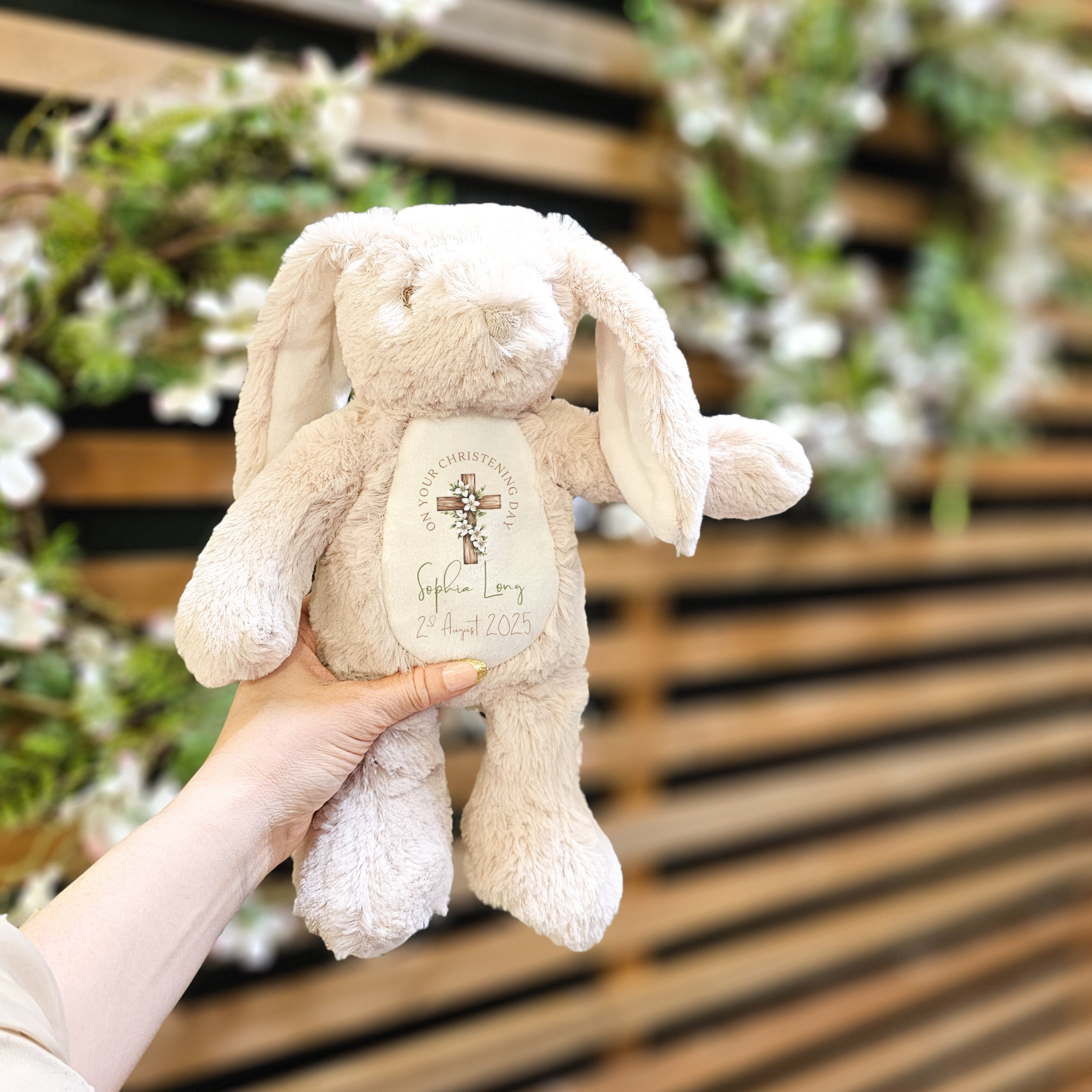 Personalised Christening Bunny