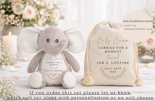 Miscarriage & Baby Loss Personalised Soft Toy | Remembrance Keepsake