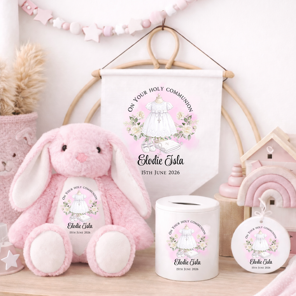 Personalised Christening Ceramic Hanging For Kids