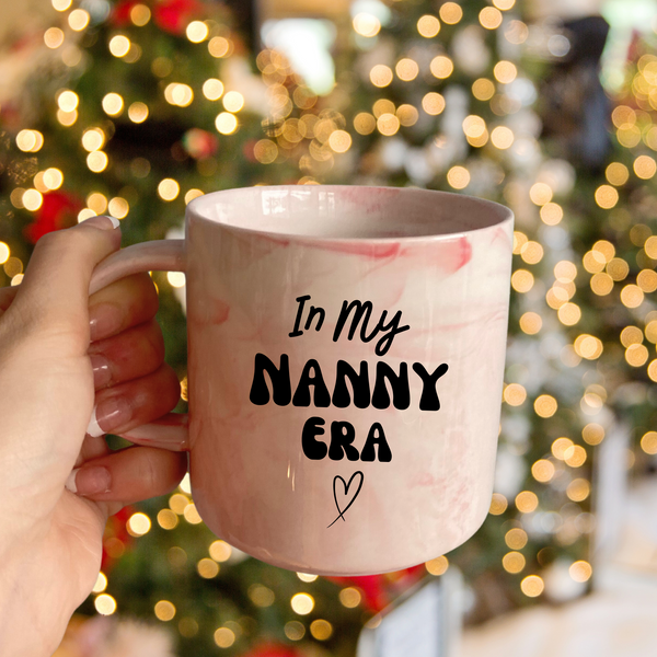Personalised In My Nanny Era Mug For Christmas