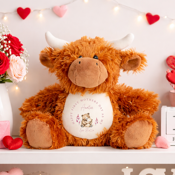 Personalised Mothers Day Soft Toy For Auntie
