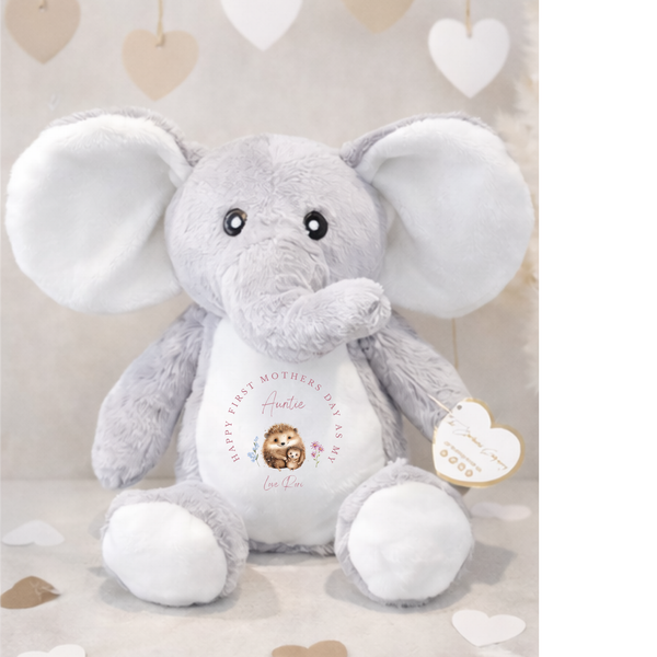 Personalised Mothers Day Soft Toy For Auntie