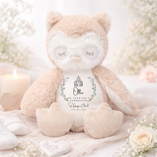 Personalised Holy Communion, Baptism, Christening Soft Toy