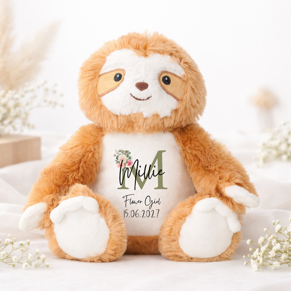 Flower Girl & Page Boy Gift | Personalised Soft Toy