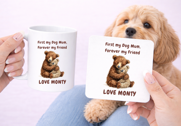 Personalised Bear Mug For Mother's Day