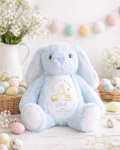 Personalised Easter Duckling Teddy Bear For Kids/Babies