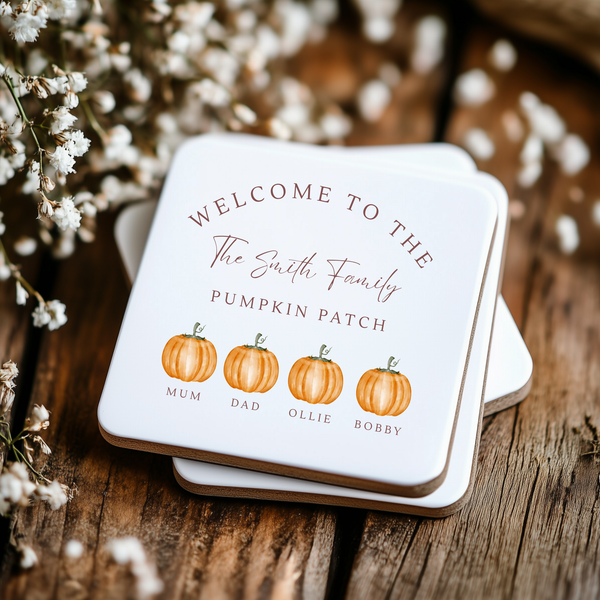 Pumpkin Mug & Coaster Set – Cozy Autumn Drinkware