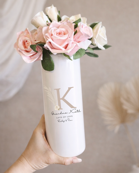 Personalised Initial Vase For Mother's Day