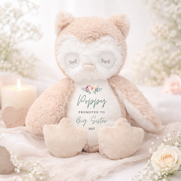 Personalised Big Brother & Big Sister Bunny Soft Toy