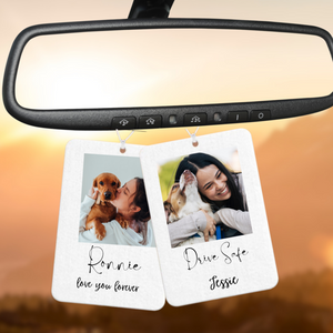 Personalised Car Air Freshener For Pet Lovers